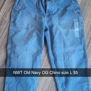 Old Navy Light Blue Chino Trousers